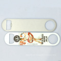 Sexy Fancy Custom Shape Sublimation Stainless Steel Manual Metal Can Bottle Opener